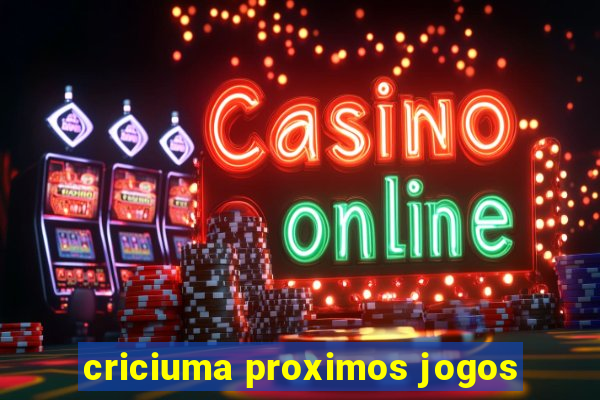 criciuma proximos jogos